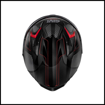 GIVI 50.9 ENIGMA SİYAH-TITANIUM-KIRMIZI KAPALI KASK