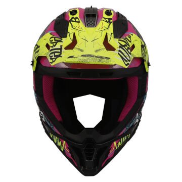LS2 FAST 2 GORILLA MOR - NEON SARI KROS KASK