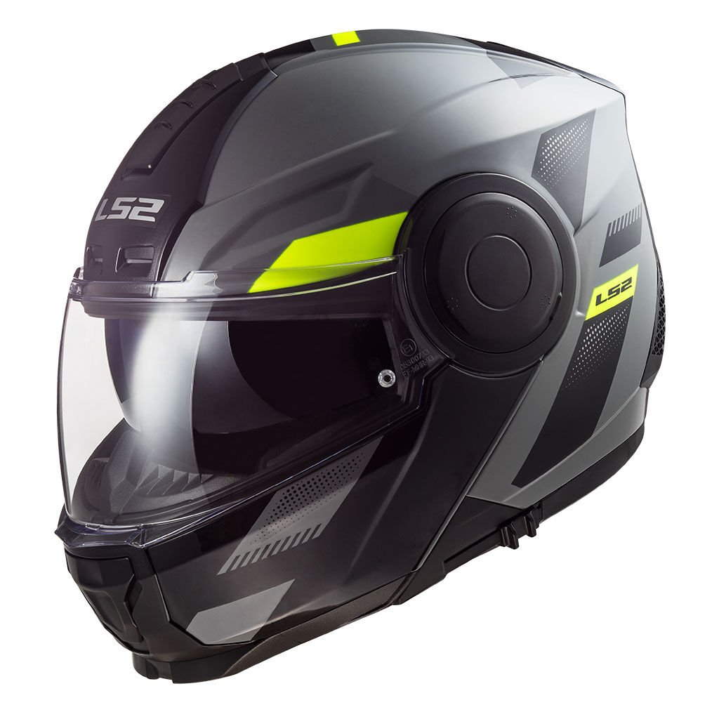 LS2 SCOPE MAX MAT SİYAH-NEON SARI KASK