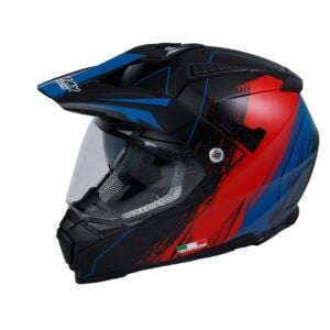SWAY SW X60 SAND Black Red Cross Kask