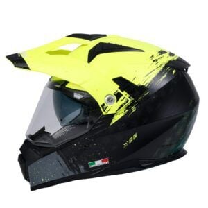 SWAY SW X60 SAND Yellow Black Cross Kask