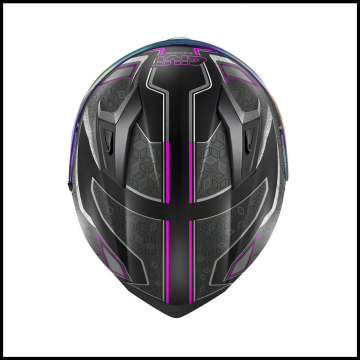 GIVI 50.8 MYSTICAL MAT SİYAH-TITANIUM-FUŞYA KAPALI KASK