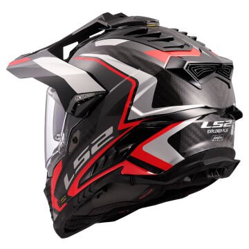 LS2 EXPLORER C KARBON FRONTIER II KIRMIZI KROS KASK