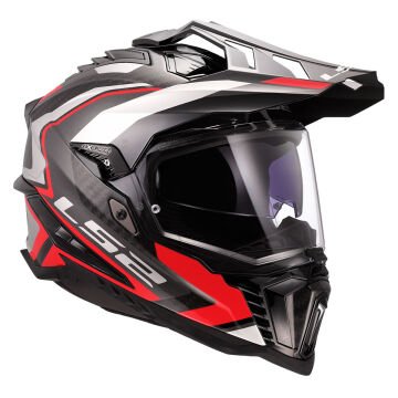 LS2 EXPLORER C KARBON FRONTIER II KIRMIZI KROS KASK
